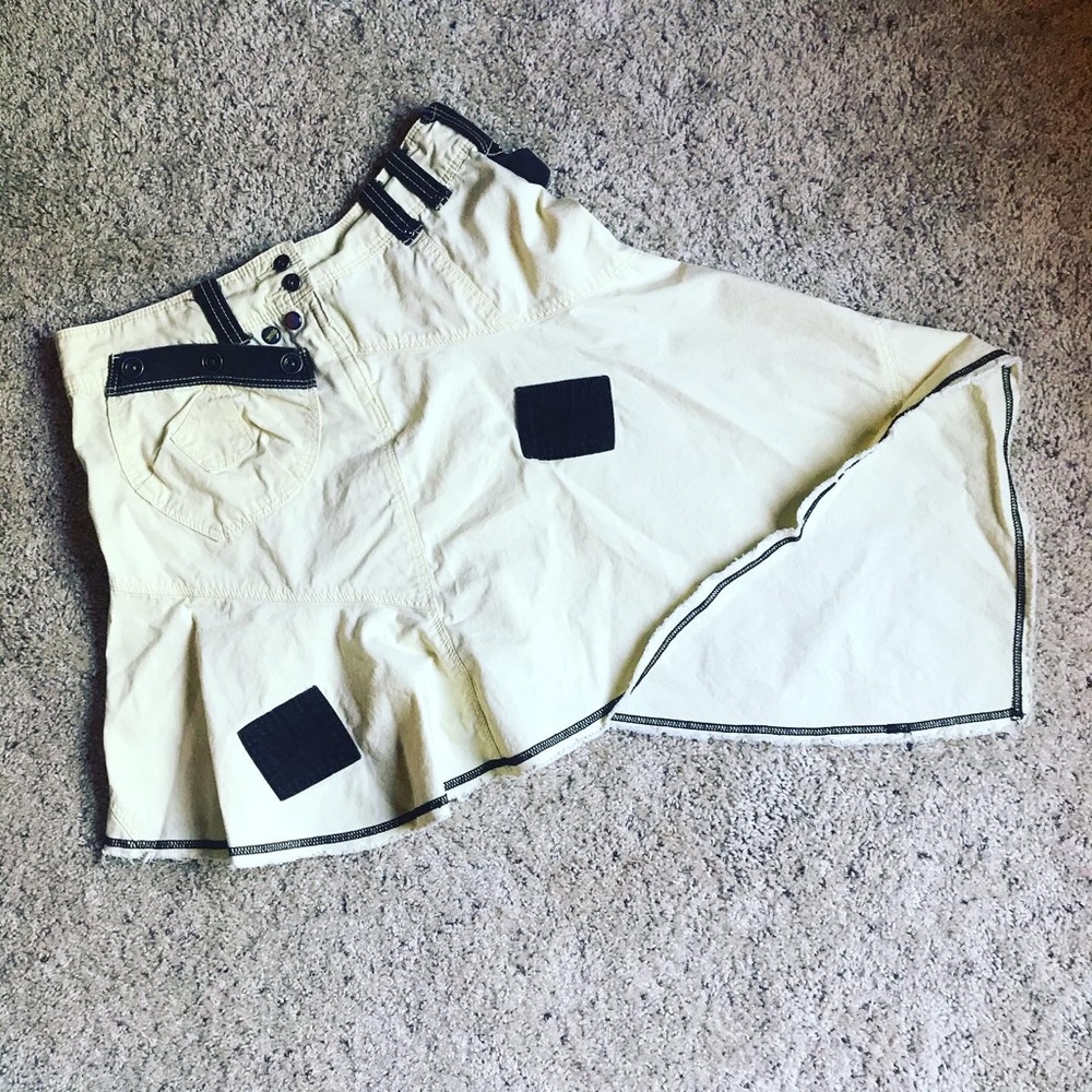 DIESEL asymmetrical skirt, 90's street style
